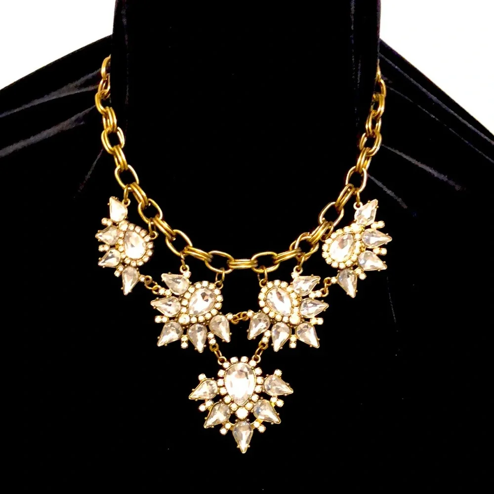 Rhinestone Choker Necklace - Picture 1 of 6